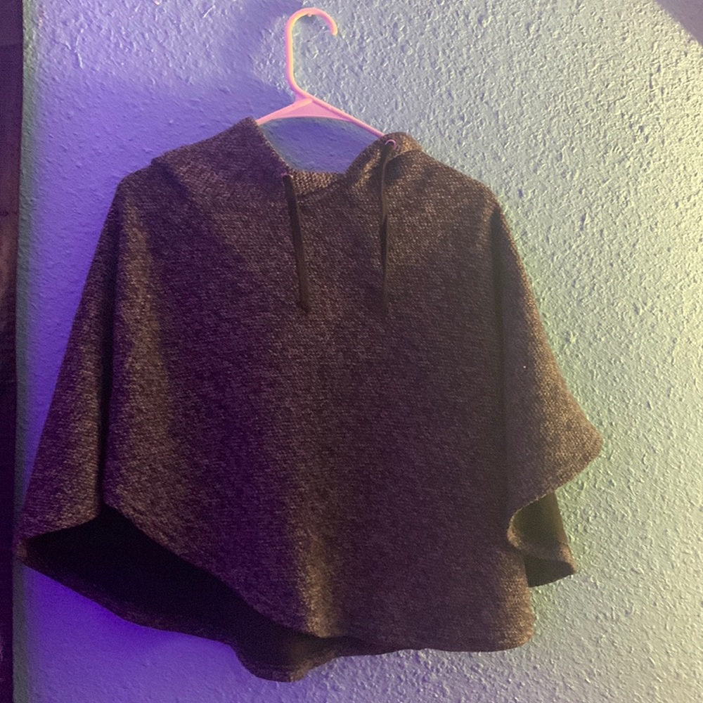 Blue poncho for kids for dresses